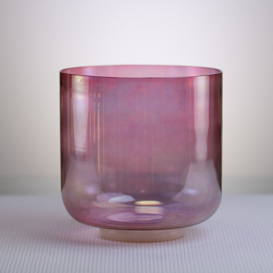 Purple crystal singing bowl