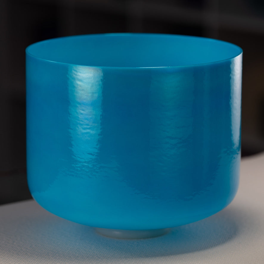 12" C#-6 Serenity Sky Crystal Singing Bowl, Perfect Pitch