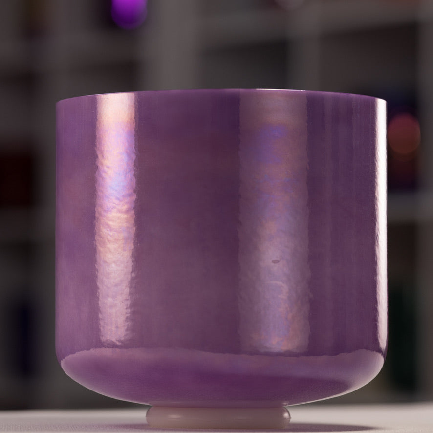 10" D#+39 Lilac Blossom Crystal Singing Bowl