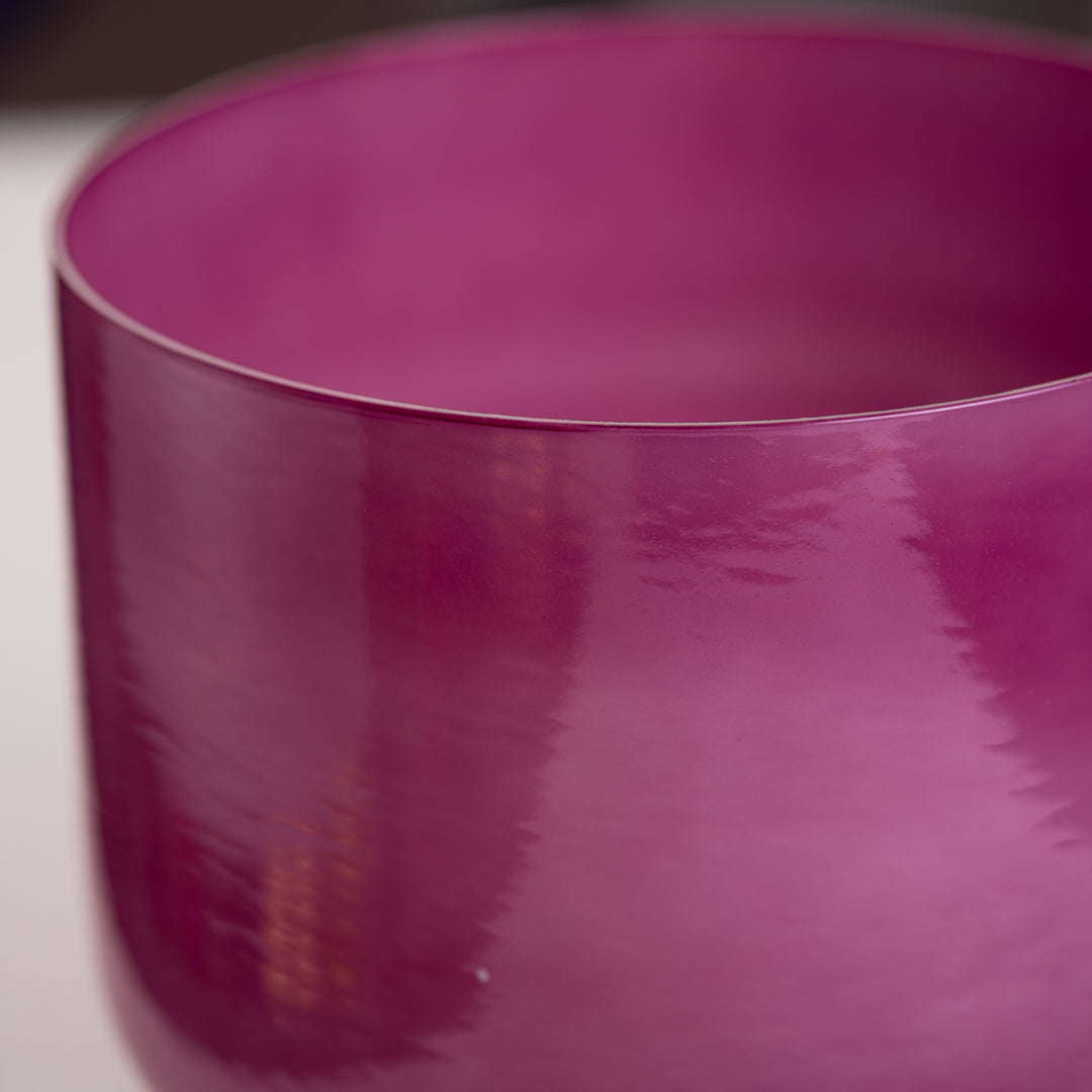 11" D+26 Magenta Manifestation Crystal Singing Bowl