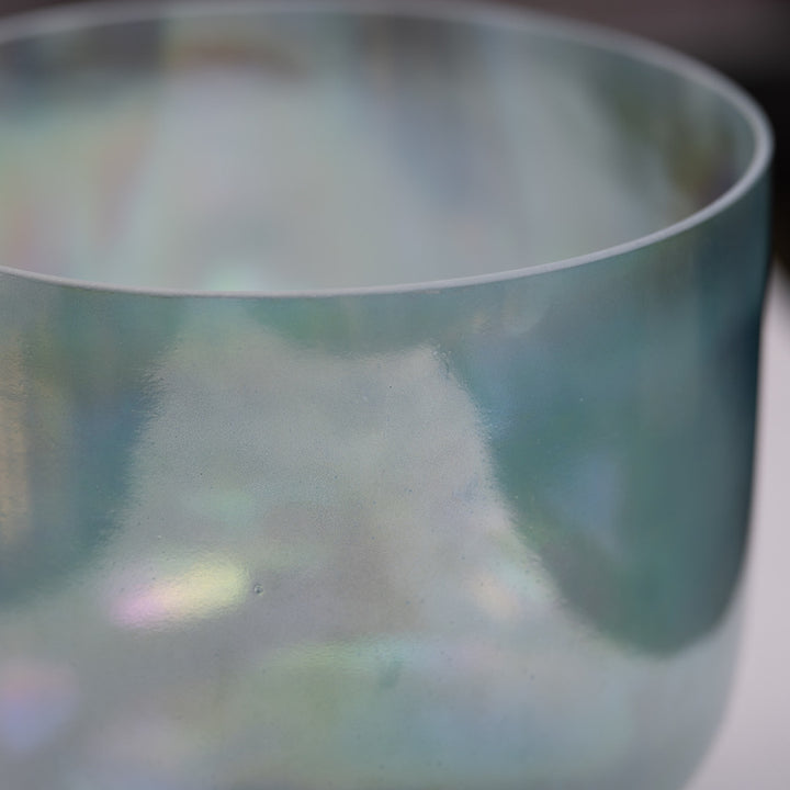 10" D#+15 Apophyllite Green Goddess Alchemy Bowl, Crystal Tones™