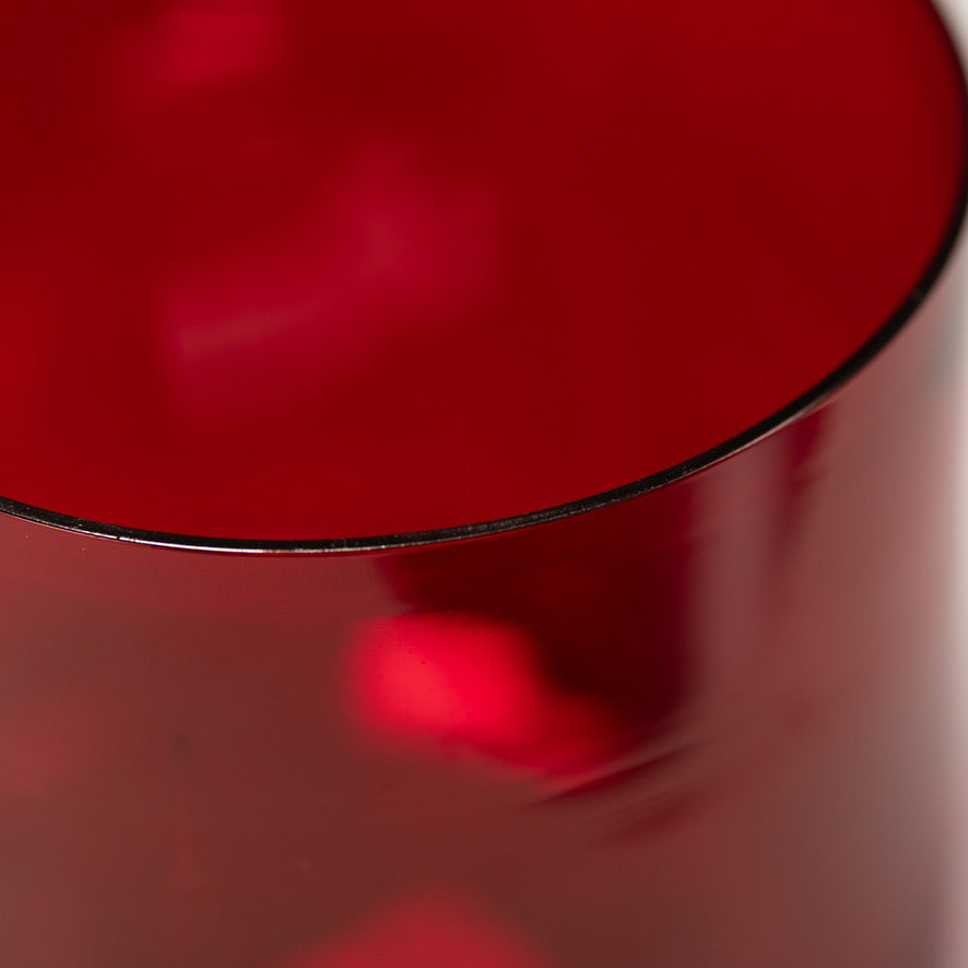 6.5" F#-43 Ruby Ray Crystal Singing Bowl