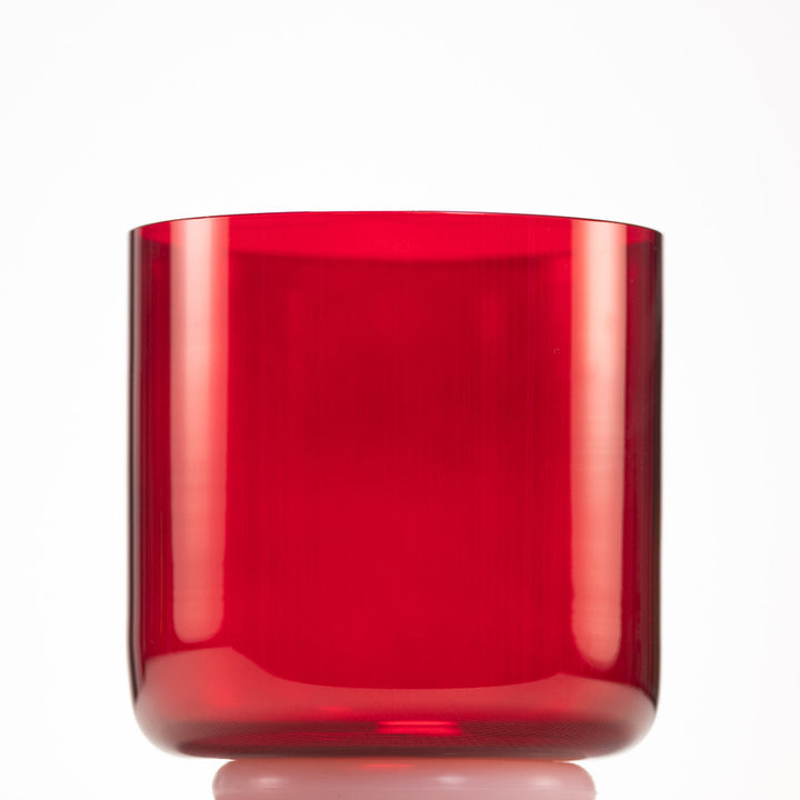 6" F#-2 Ruby Ray Crystal Singing Bowl, Perfect Pitch