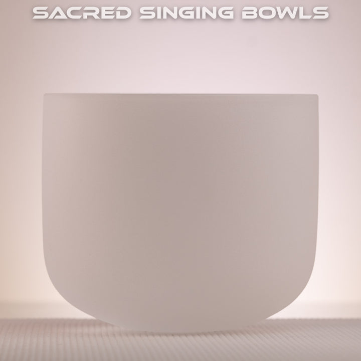 8" A#-31 Frosted Singing Bowl