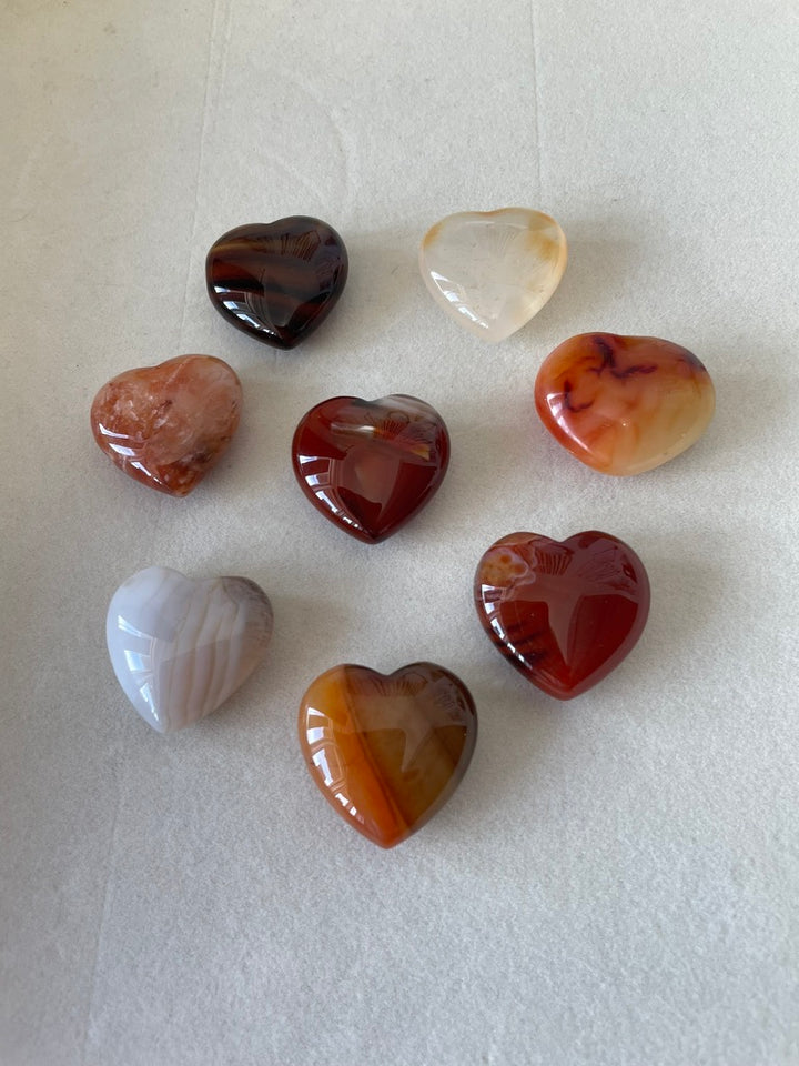 Small Carnelian Heart