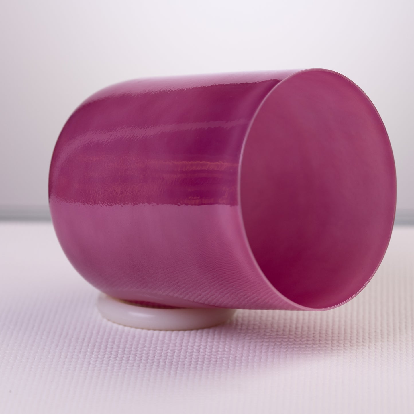 7" A#-5 Magenta Manifestation Crystal Singing Bowl, Perfect Pitch, Sacred Singing Bowls