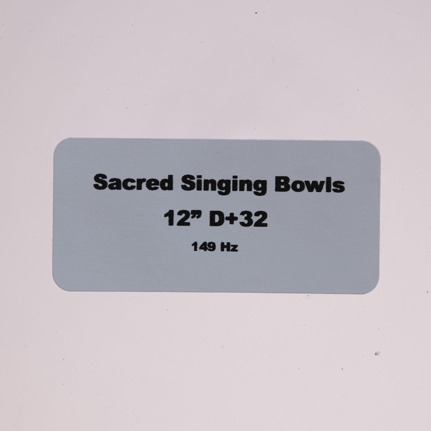 12" D+32 Clear Quartz Crystal Singing Bowl, Sacred Singing Bowls