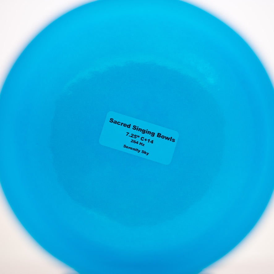 7.25" C+14 Serenity Sky Crystal Singing Bowl