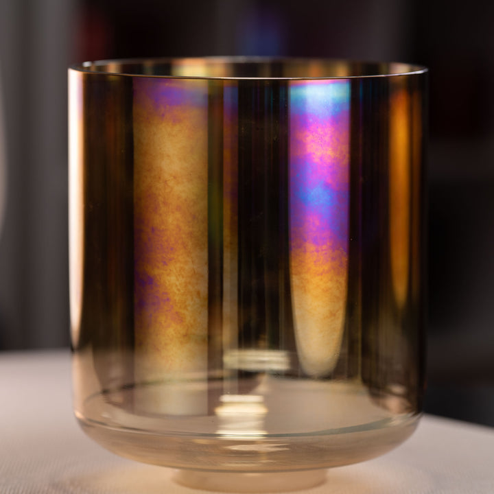 9.75" C+38 Sacred Ground Crystal Symphony Bowl, Tall