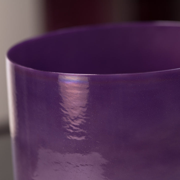 11" D-27 Lilac Blossom Crystal Singing Bowl