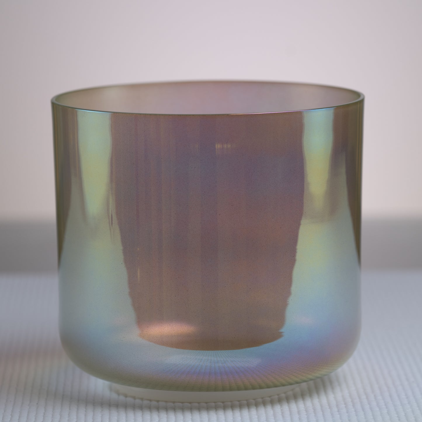 7" C#-2 Moldavite Color Crystal Singing Bowl, Prismatic, Perfect Pitch, Sacred Singing Bowls
