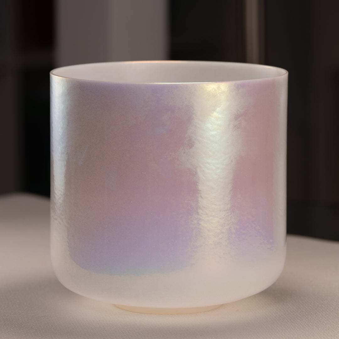 9" F+22 Majestic Moon Crystal Singing Bowl