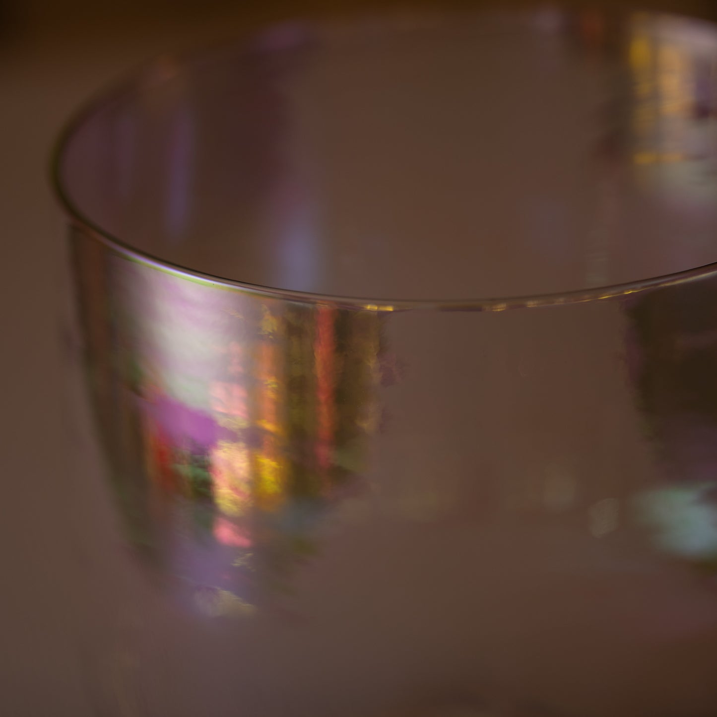 10" D#+15 Prismatic Crystal Singing Bowl