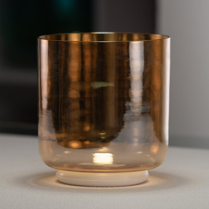 6" D#+38 Morning Sun Crystal Singing Bowl