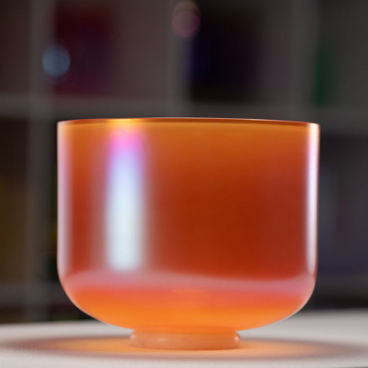 10" G#-5 Sunset Serenade Crystal Singing Bowl, Perfect Pitch