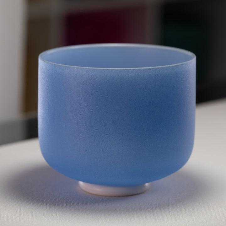 9" G-27 Father Sky Frosted Crystal Singing Bowl