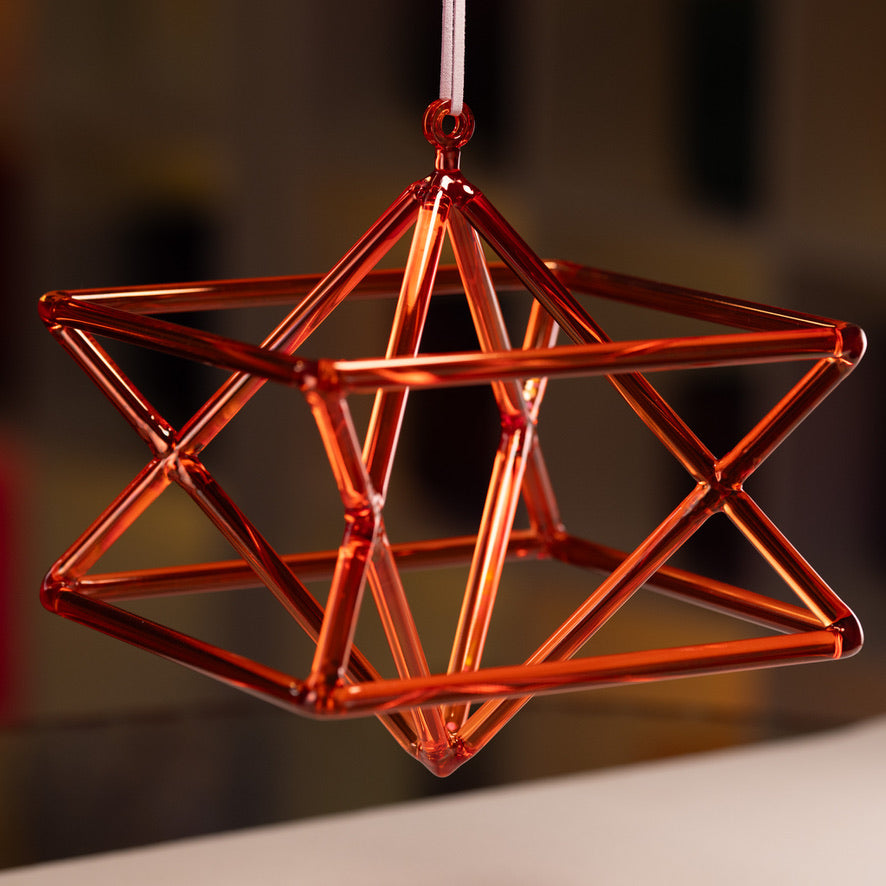 9.5" Setting Sun Crystal Singing Temple Star
