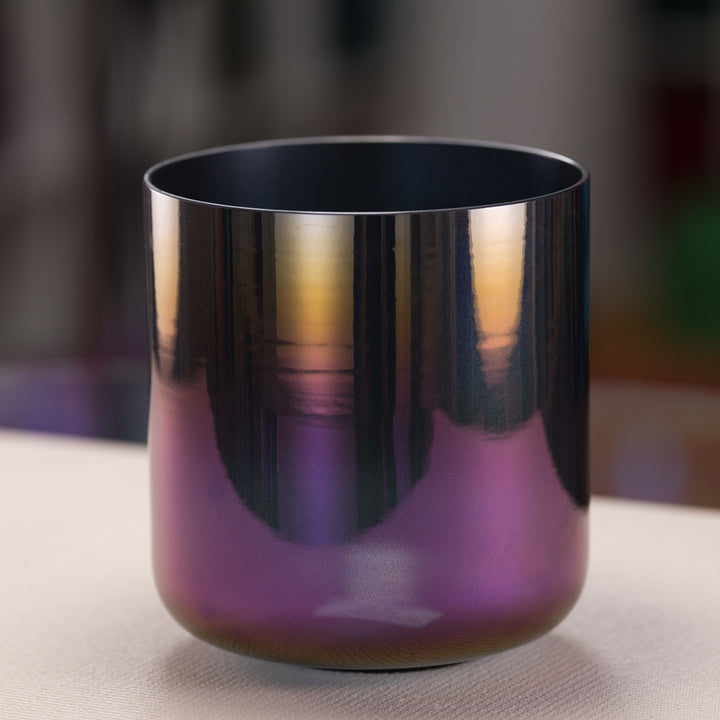 7.5" D-26 Midnight Magic Crystal Singing Bowl