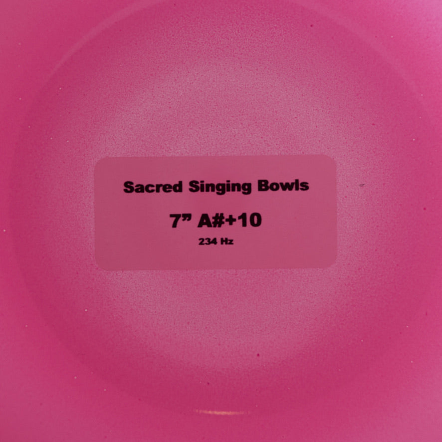 Sacred Singing Bowls Product label