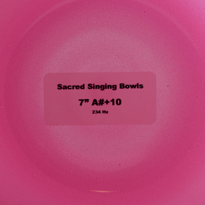 Sacred Singing Bowls Product label