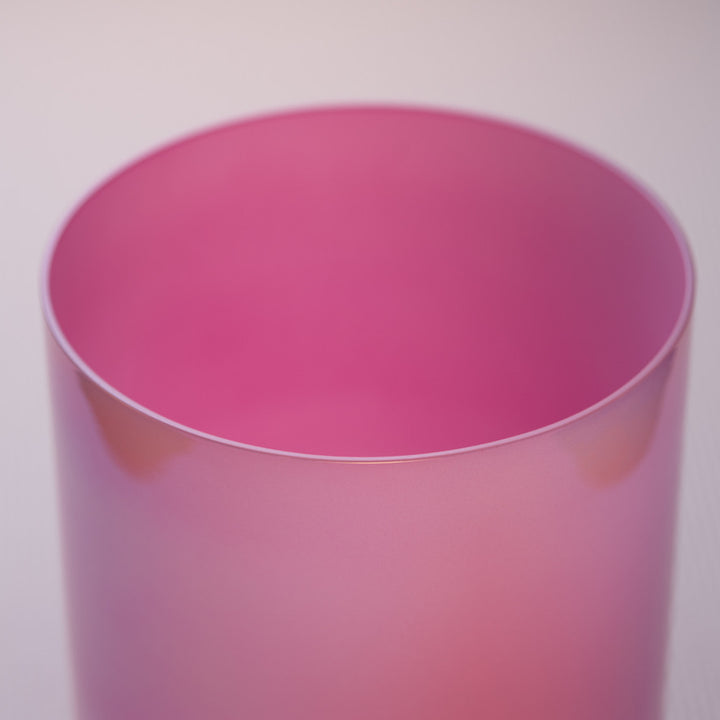 Pink Crystal Singing Bowls for Sound Healing