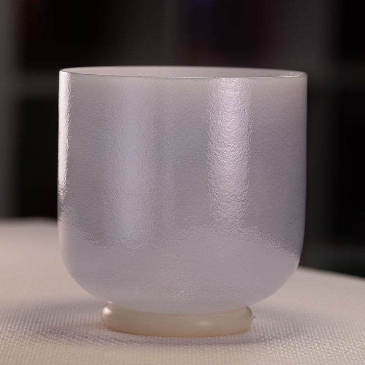 7" A+15 Majestic Moon Celestial Frosted Crystal Singing Bowl from Bowls of Sound