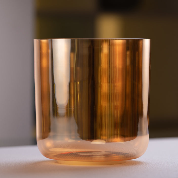 7" B-18 Topaz Transformation Crystal Singing Bowl from Bowls of Sound