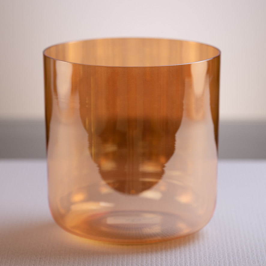 7" B-18 Topaz Transformation Crystal Singing Bowl from Bowls of Sound
