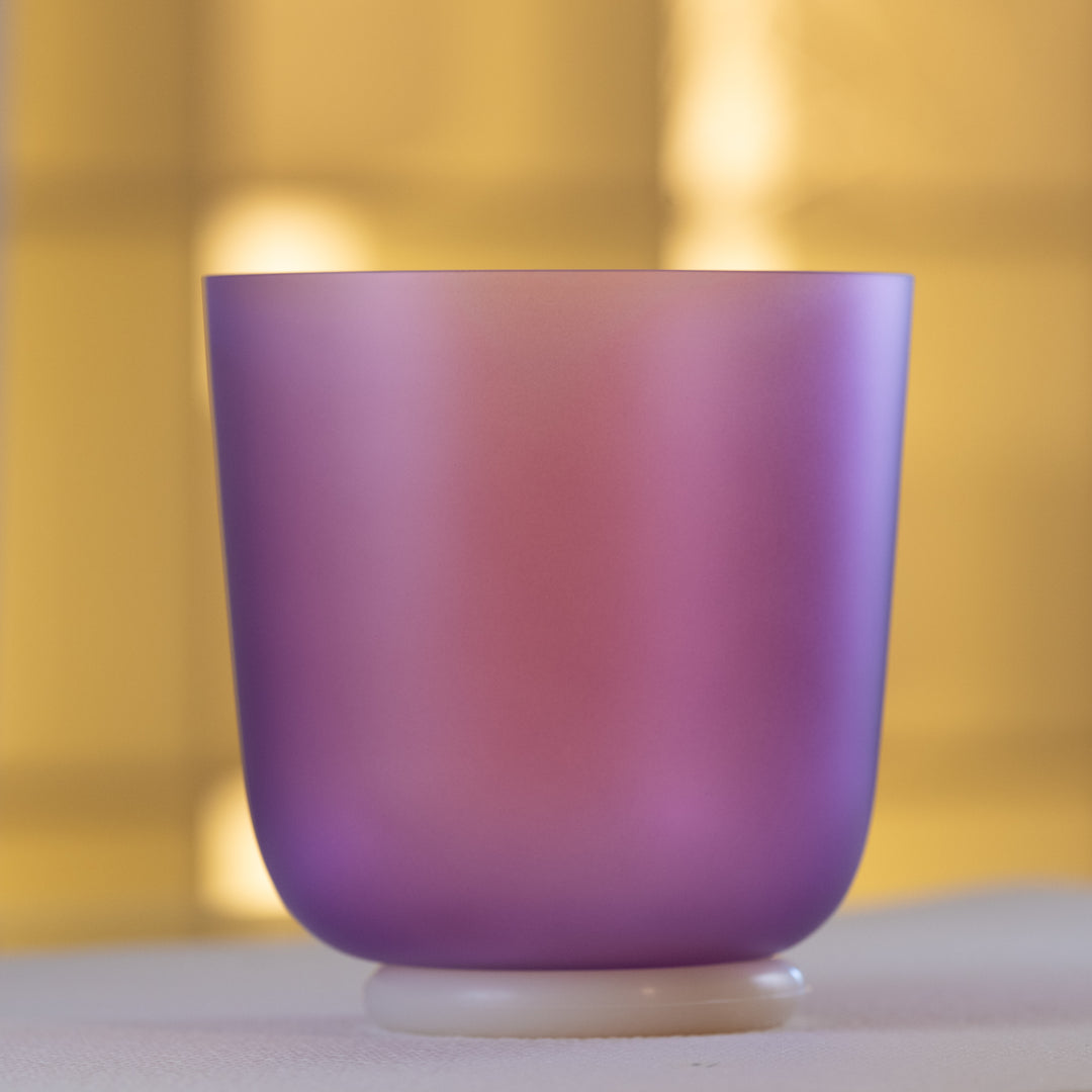 7" B-7 Amethyst Activation Crystal Singing Bowl from Bowls of Sound
