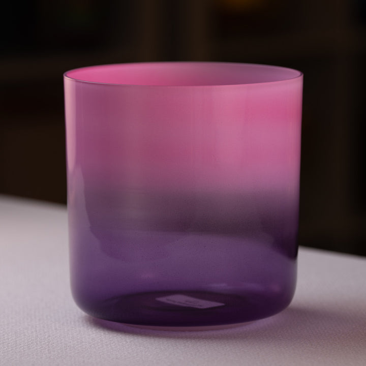 7" B-8 Blossoming Heart Crystal Singing Bowl, Perfect Pitch from Bowls of Sound