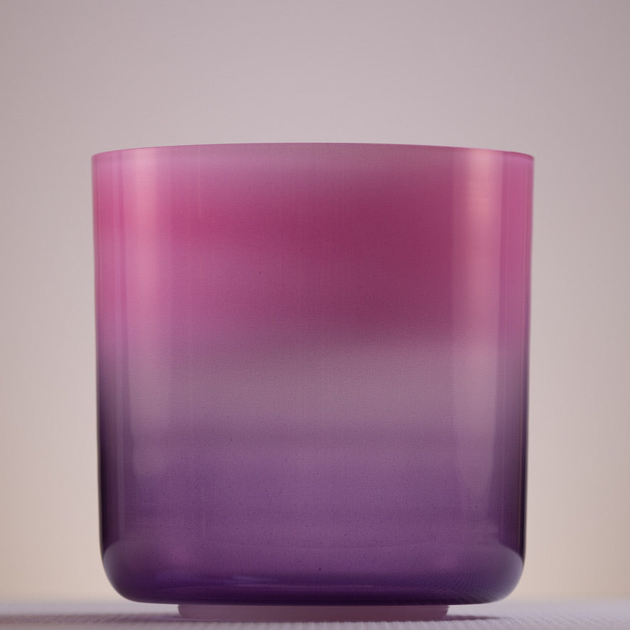 7" B-8 Blossoming Heart Crystal Singing Bowl, Perfect Pitch from Sacred Singing Bowls™