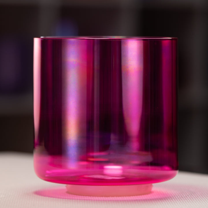 7" C-30 Fractal Fuchsia Singing Bowl from Sacred Singing Bowls™