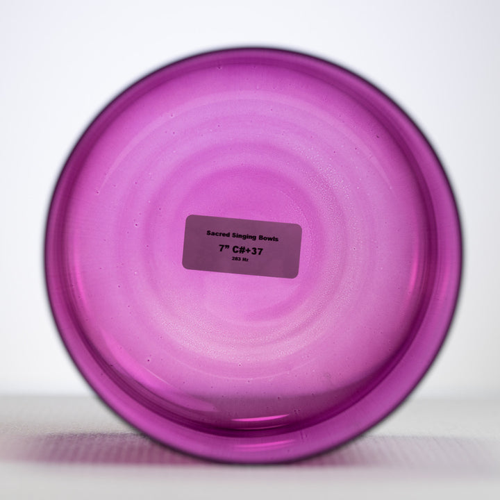 Purple root chakra singing bowl