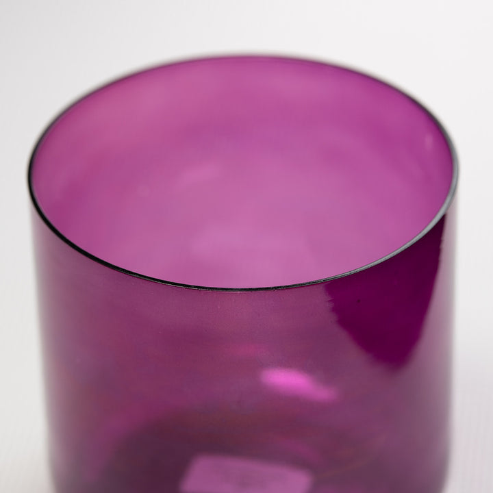 Violet Flame singing bowl close up