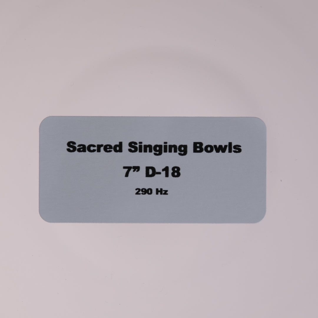 Sacred Singing Bowls: Product label