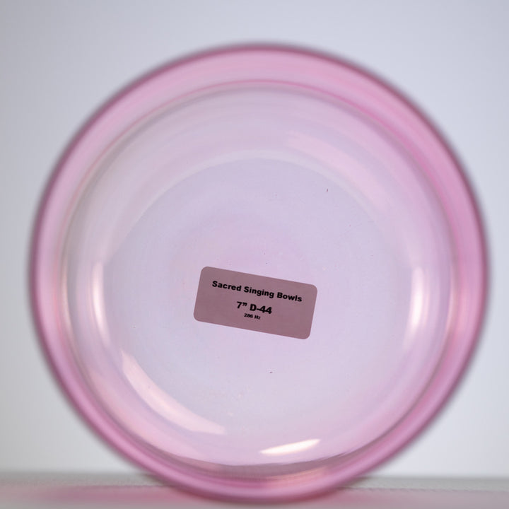 Pink sacral chakra singing bowl