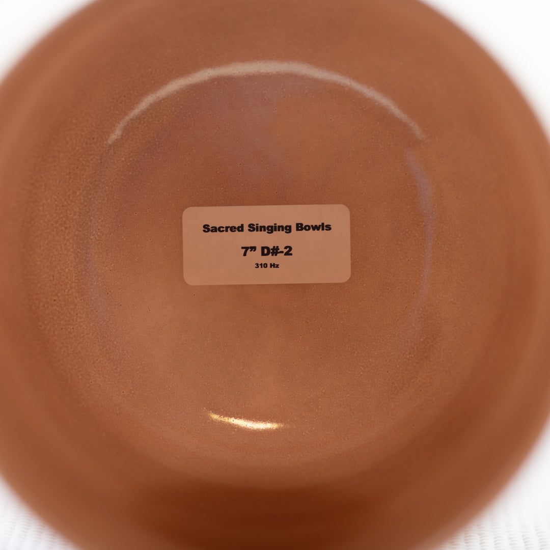 Perfect pitch crystal singing bowl