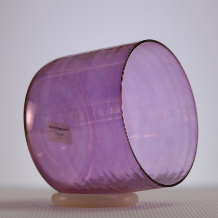 Purple sound healing bowl