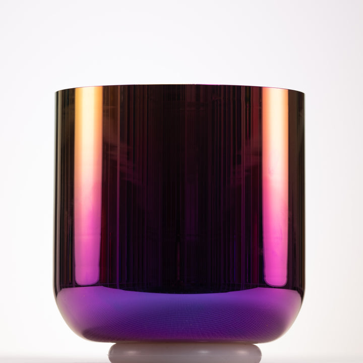 7" D#+31 Celestial Rainbow Crystal Singing Bowl from Sacred Singing Bowls