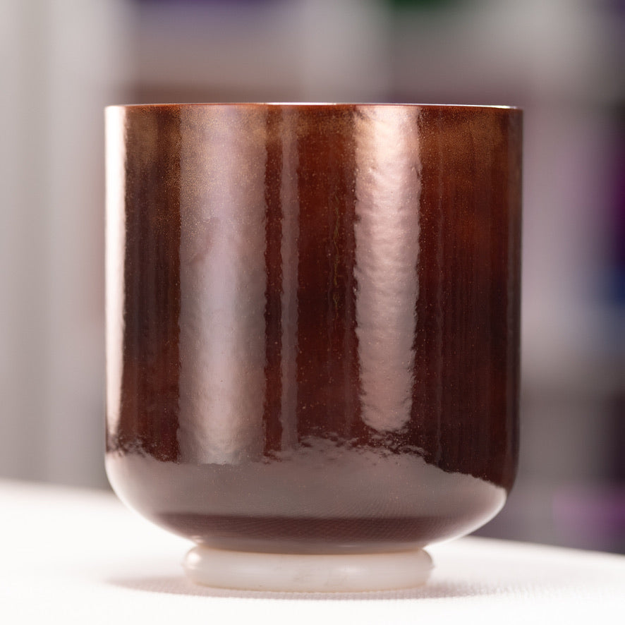 7" E+10 Sacred Ground Crystal Singing Bowl, Perfect Pitch from Bowls of Sound