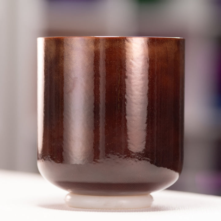7" E+10 Sacred Ground Crystal Singing Bowl, Perfect Pitch from Bowls of Sound