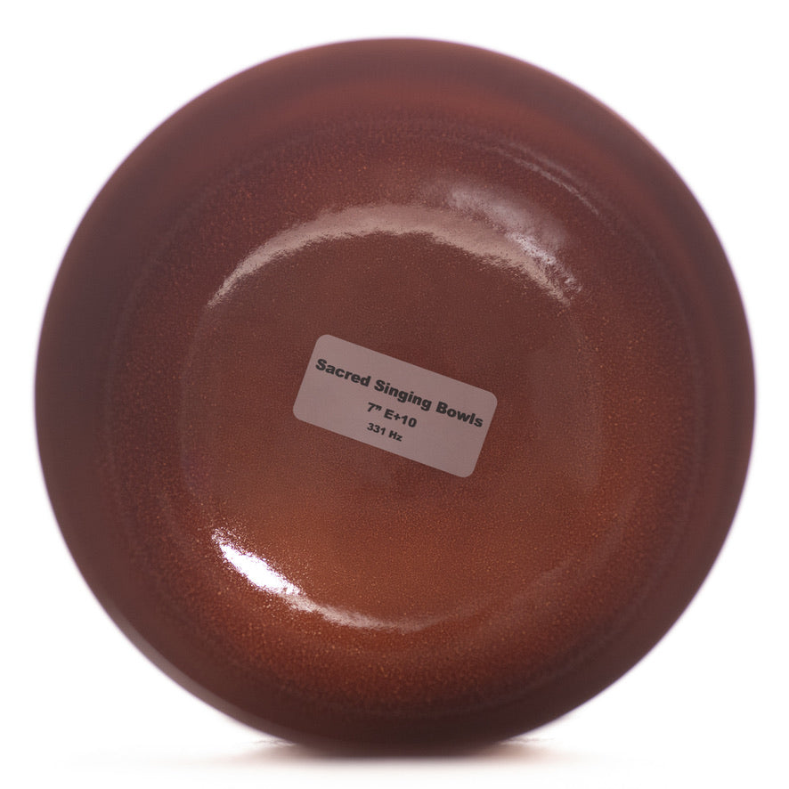 7" crystal singing bowl