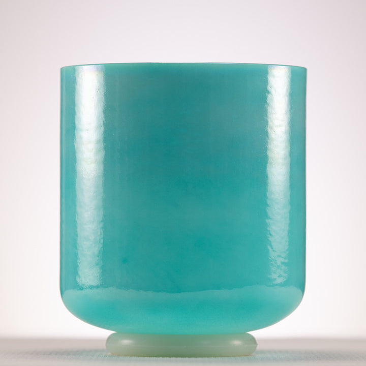 Blue solar plexus chakra singing bowl