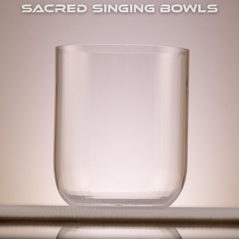 7" E+43 Clear Quartz Crystal Singing Bowl from Bowls of Sound