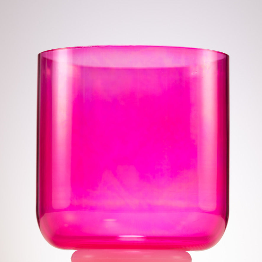 Pink crystal sound bowl