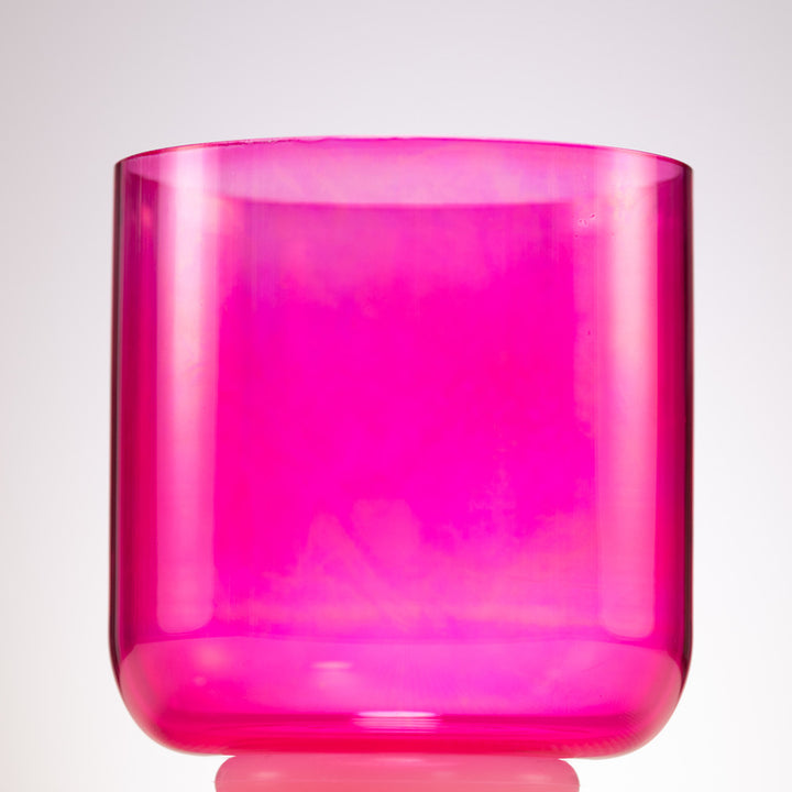 Pink crystal sound bowl