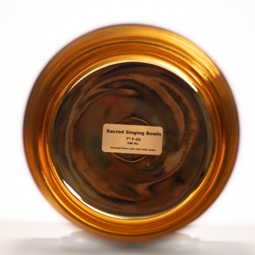 24k Gold singing bowl