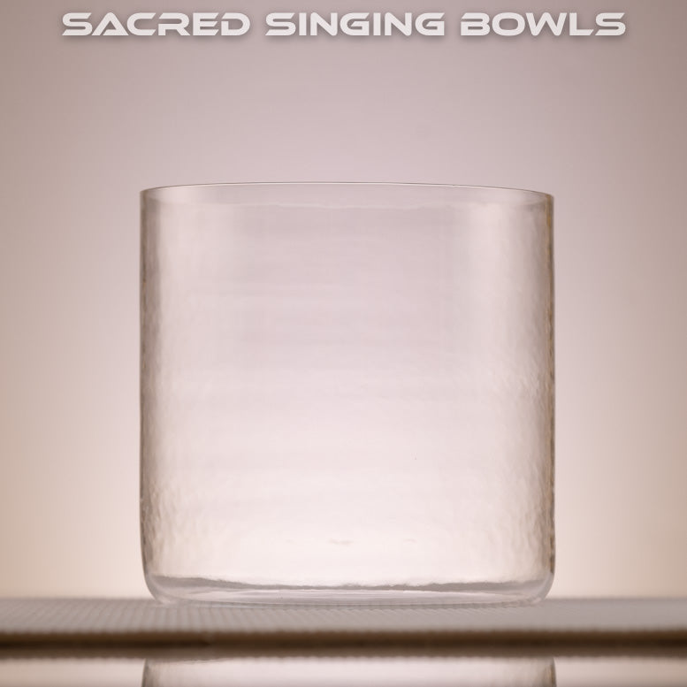 7" F#+37 Clear Quartz Crystal Singing Bowl from Sacred Singing Bowls
