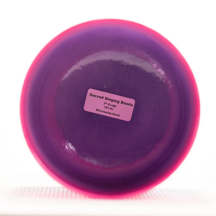 Sacred Singing Bowls™ product logo with bowl specifications