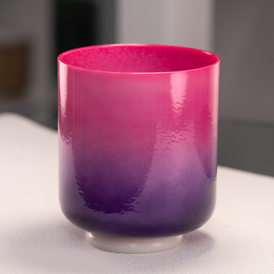 Pink & purple heart chakra singing bowl